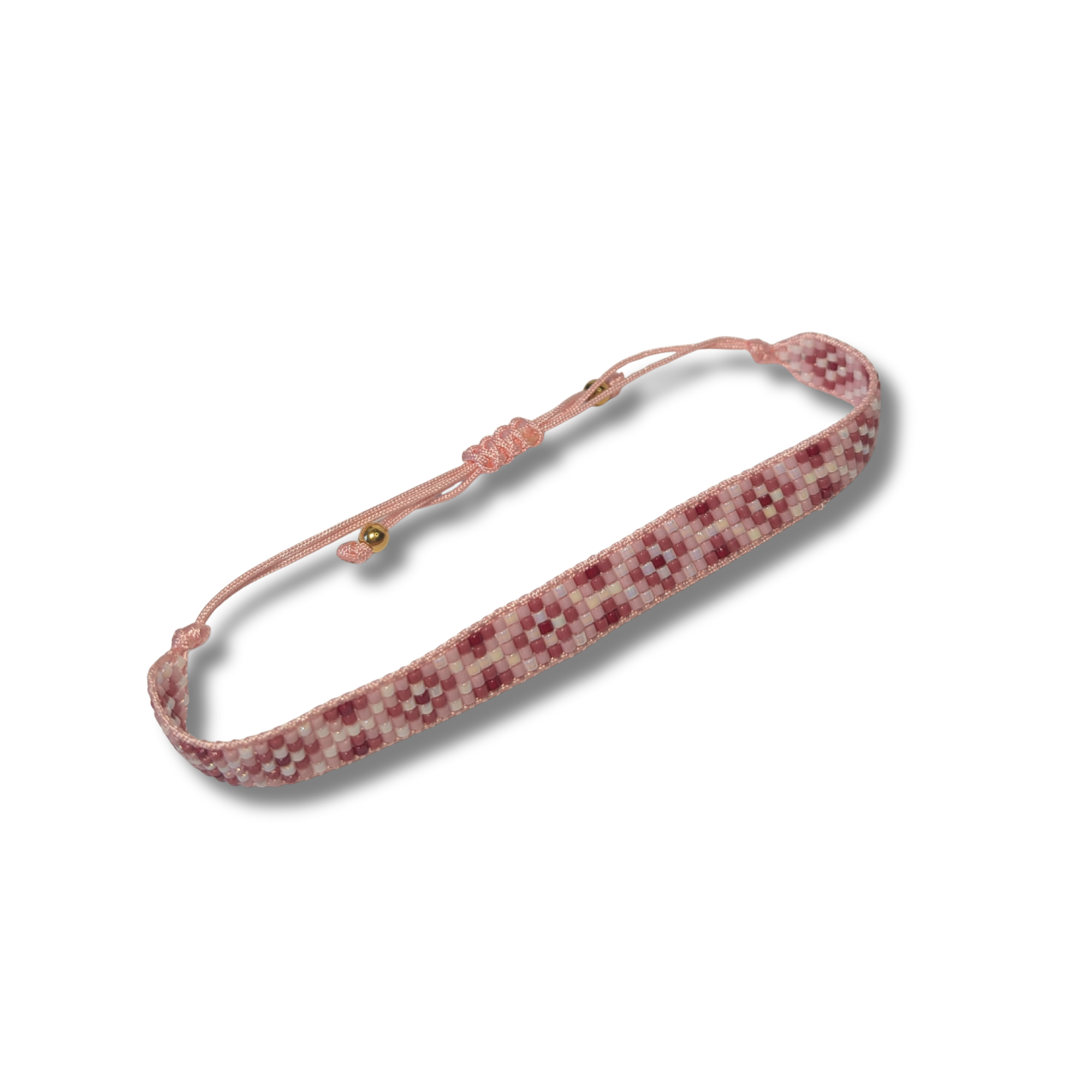 Blossom Harmony – Miyuki Armband Rosa