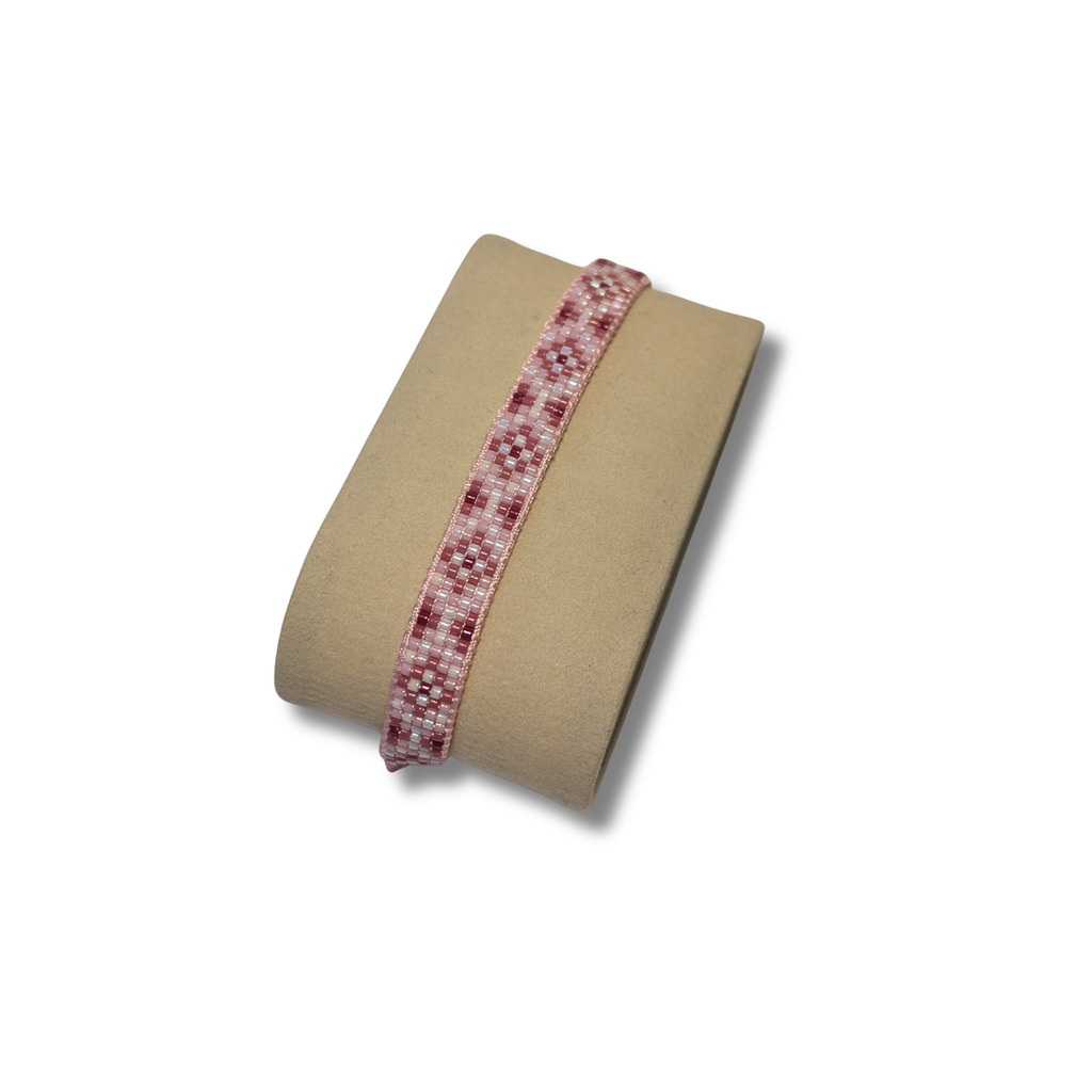 Blossom Harmony – Miyuki Armband Rosa