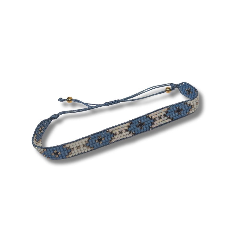 Ocean Spirit – Miyuki Armband Blau