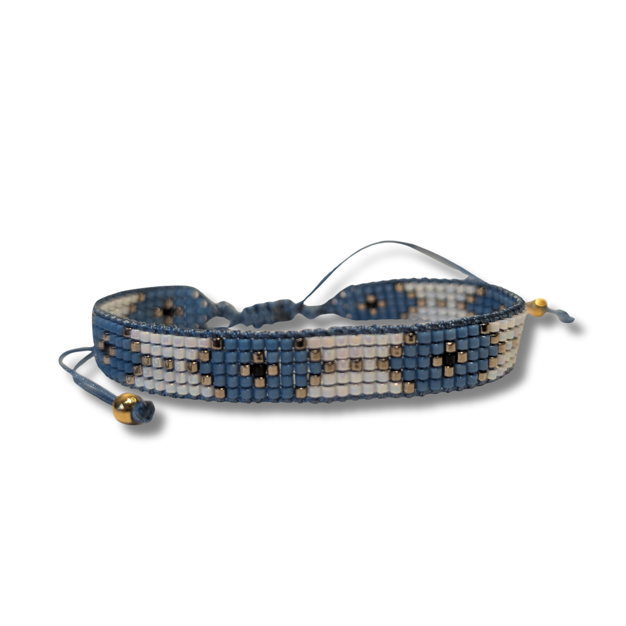 Ocean Spirit – Miyuki Armband Blau